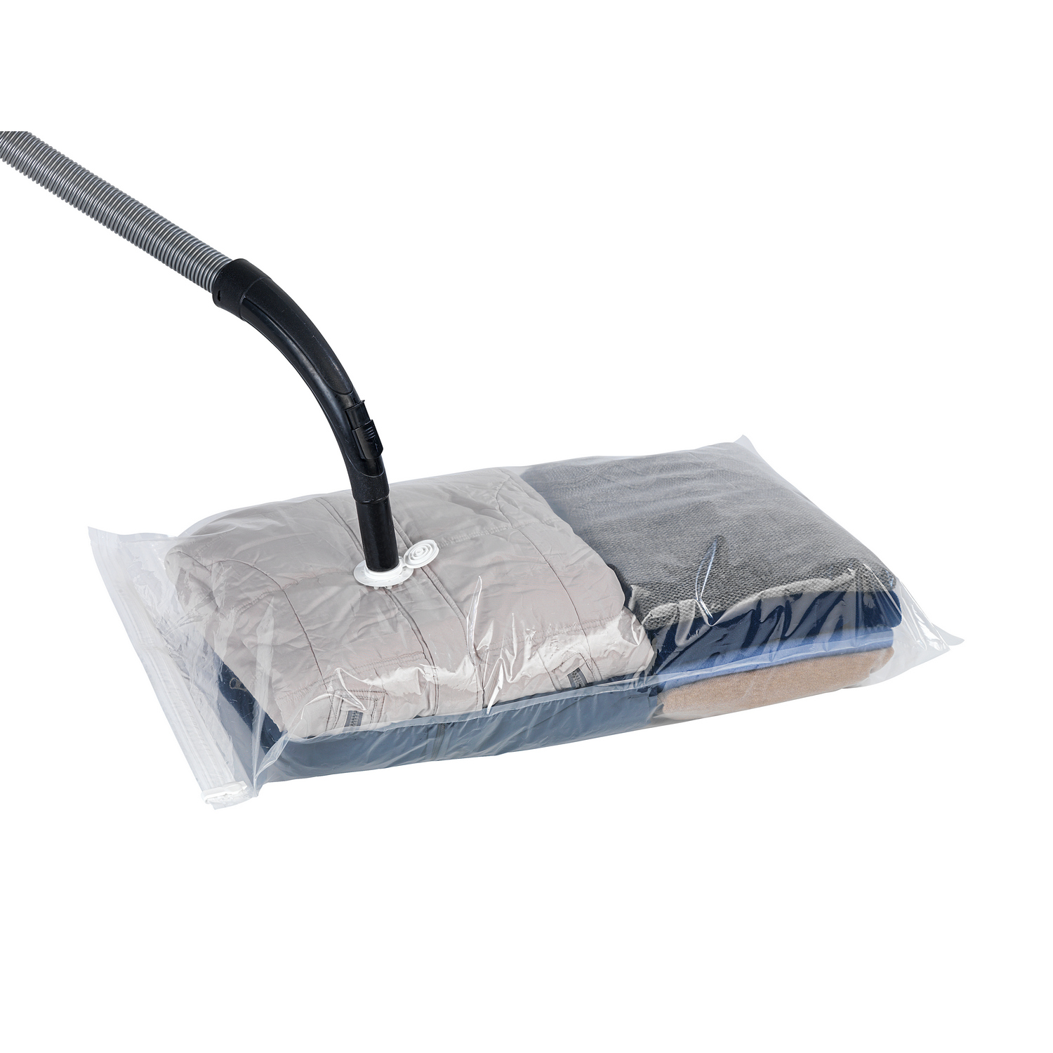 Vakuumpåse WENKO Vakuum Platsbesparande Klädförvaring 90x55 cm 2-pack