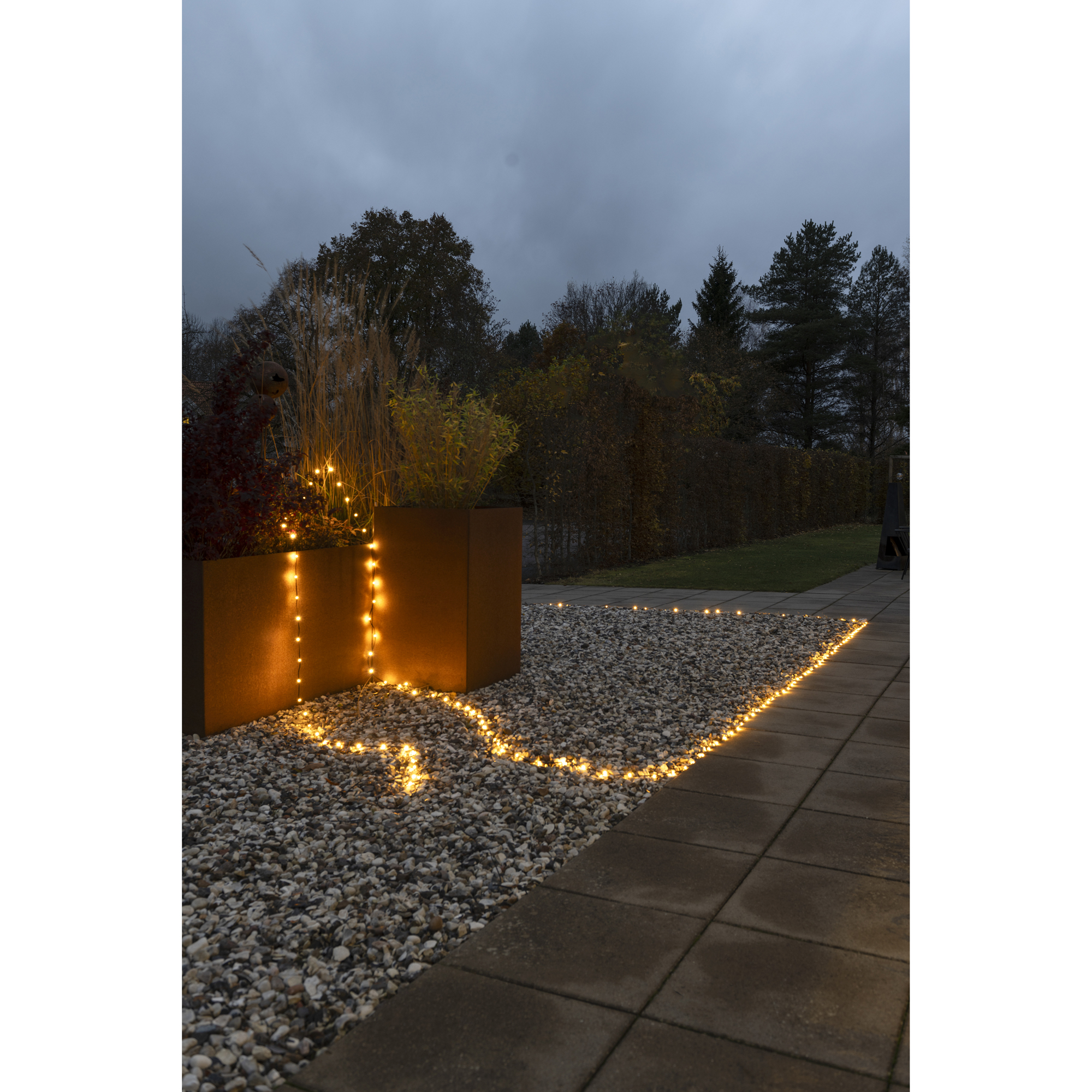 Ljusslinga Gnojsö Konstsmide ShineLine 100st LED-lampor Amber 5m Utomhus