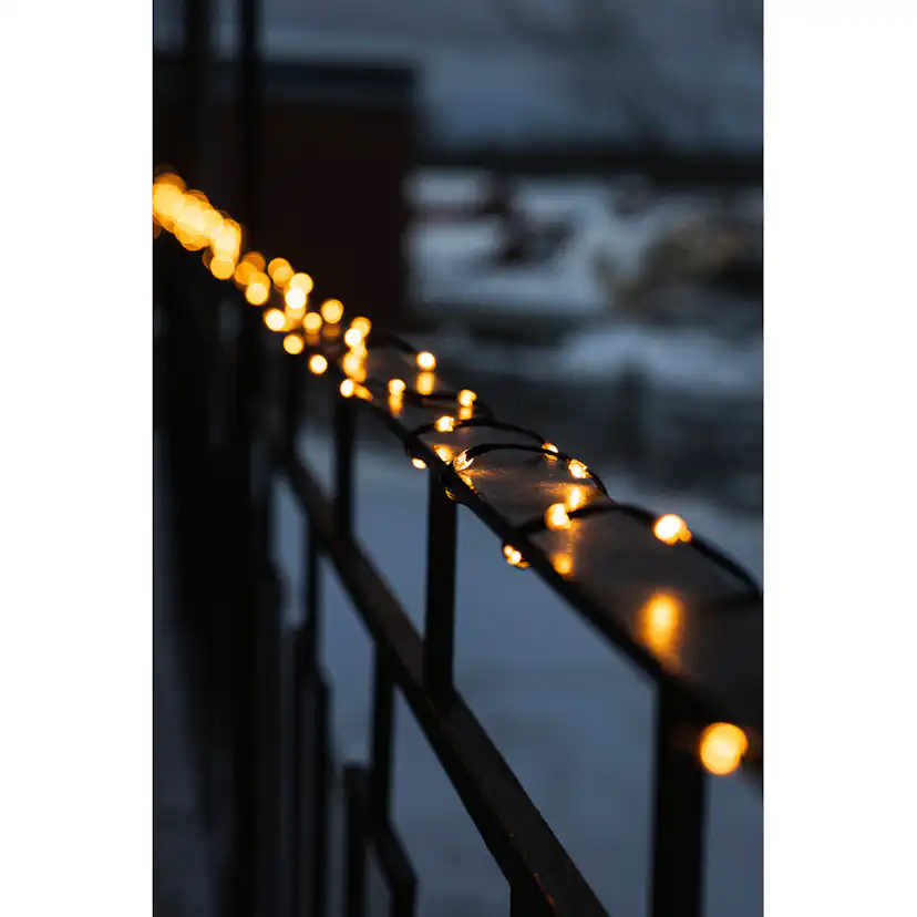 Ljusslinga Gnojsö Konstsmide ShineLine 200st LED-lampor Amber 10m Utomhus