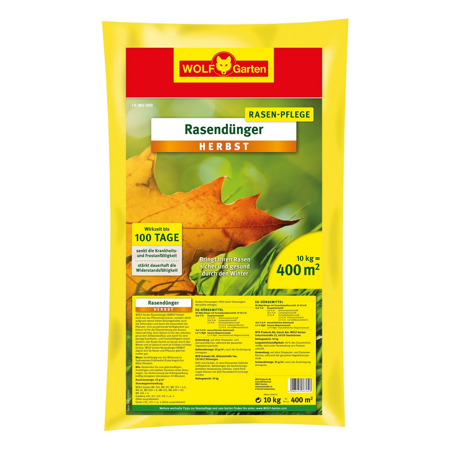 Höstgödsel WOLF-Garten LK-MU 400