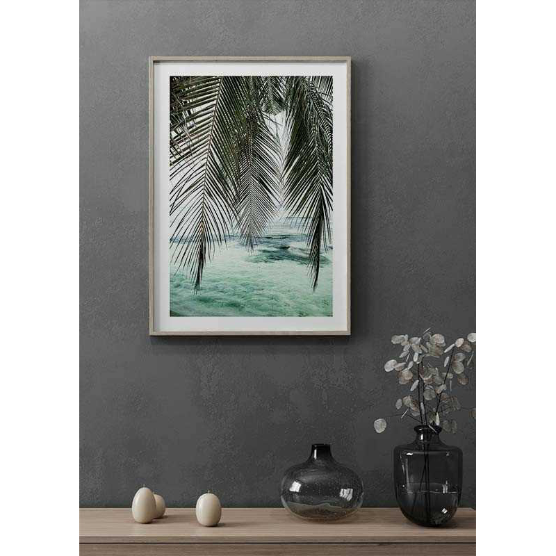 Poster Gallerix Palm Curtain