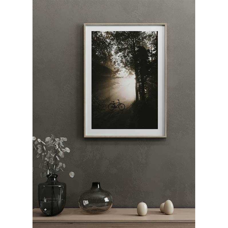 Poster Gallerix Bike In Forest