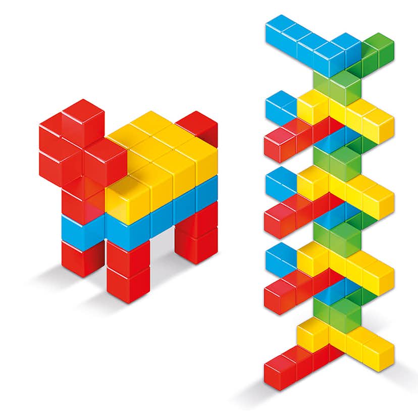 Geomag ABA Skol Magicube 64-Delar