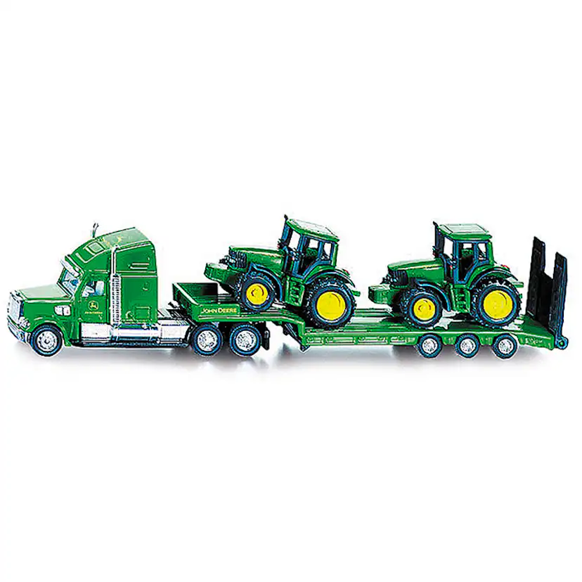 Lastbil Siku Med 2 Traktorer