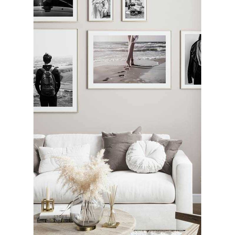 Poster Gallerix Beach Footprints