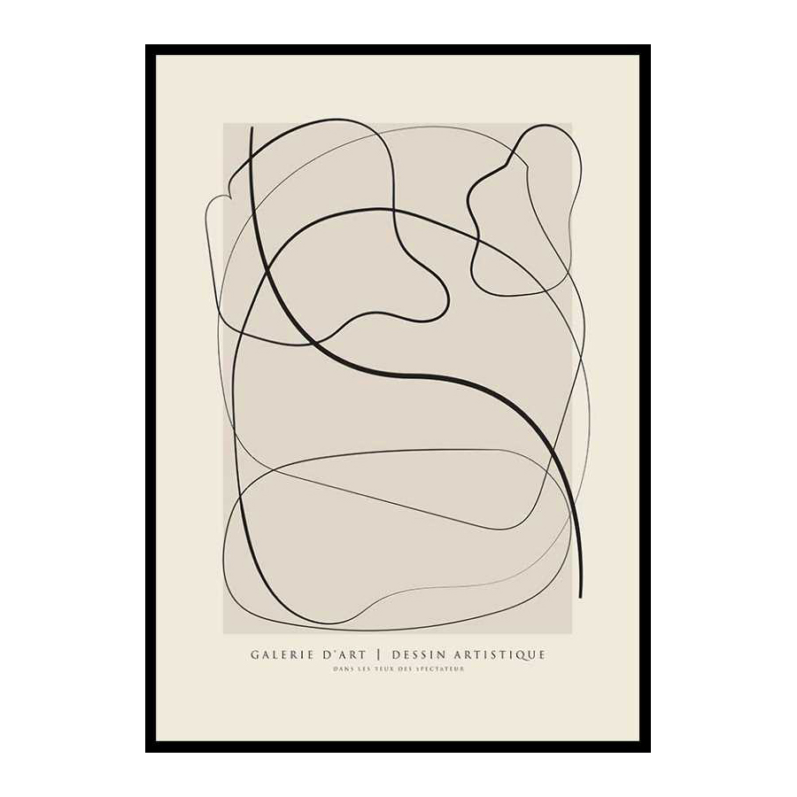 Poster Gallerix Dessin Artistique No1