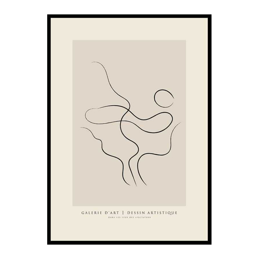 Poster Gallerix Dessin Artistique No3