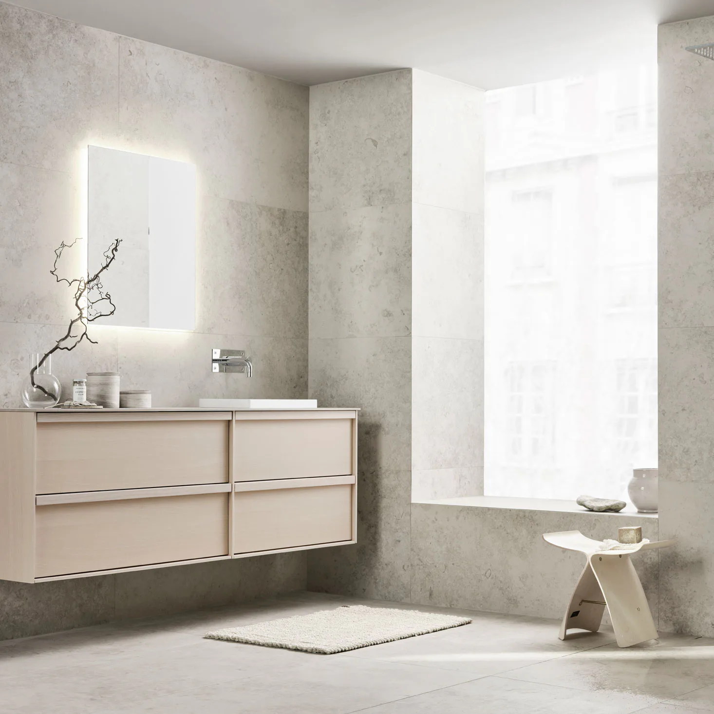 Klinker Bricmate J66 J Jura Select Ivory Honed 60x60 cm