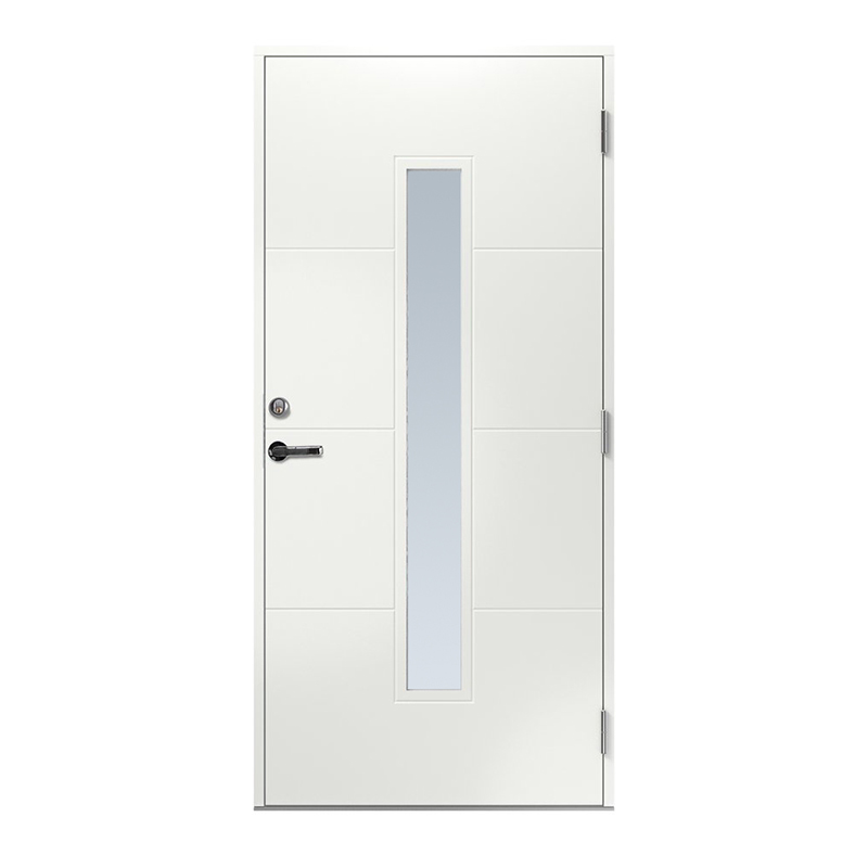 Ytterdörr Effektdörren John Glas BxH: 8x18 Vänsterhängd Guldockra