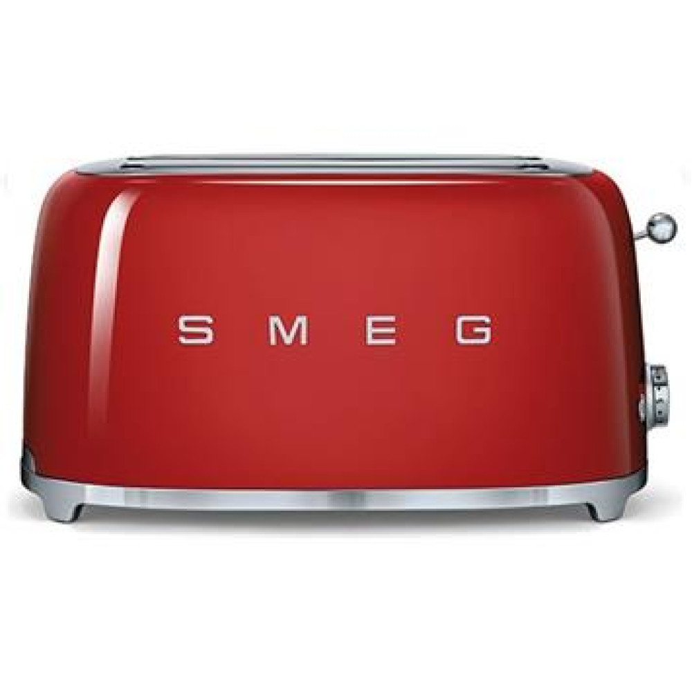 Brödrost Smeg Retro TSF02RDEU Röd med Extra Breda Fack