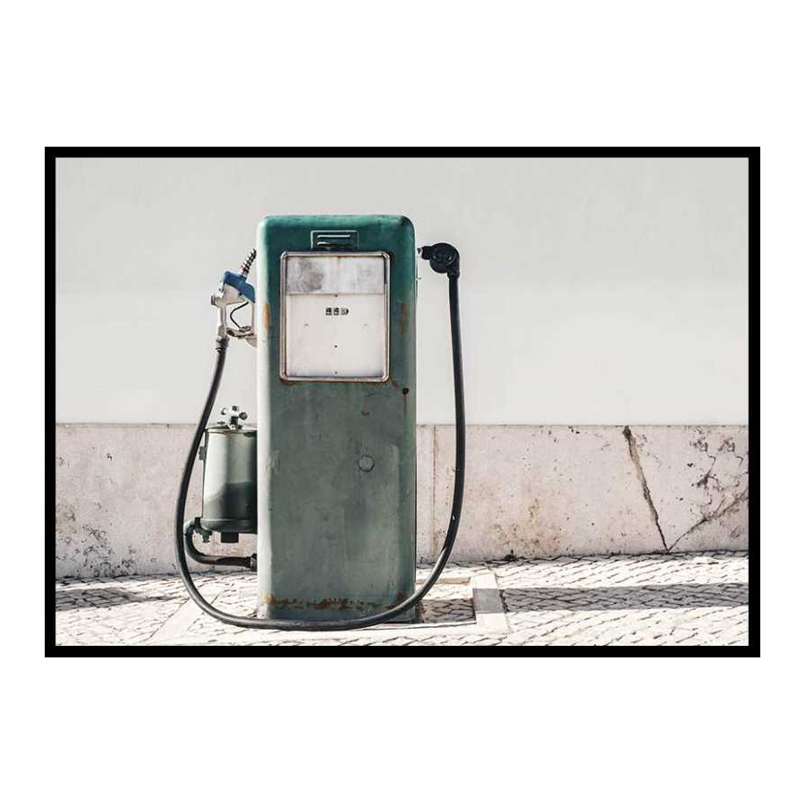 Poster Gallerix Vintage Gasoline Pump