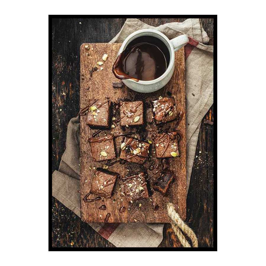 Poster Gallerix Chocolate Brownies