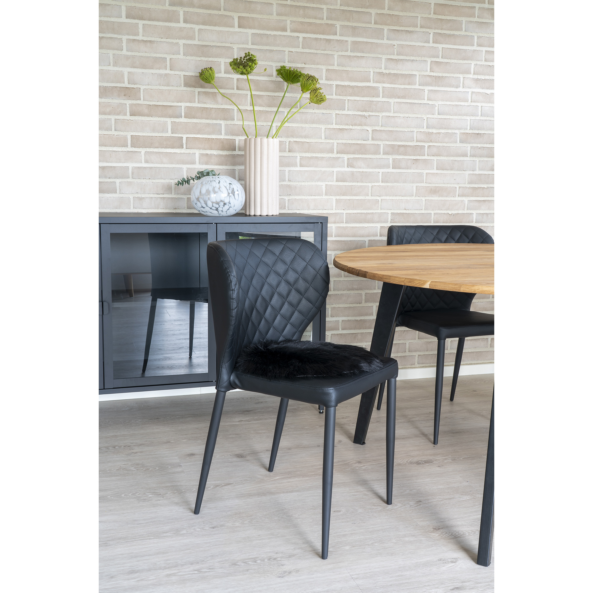 Stolsdyna House Nordic  Konstskinn Ø35 cm