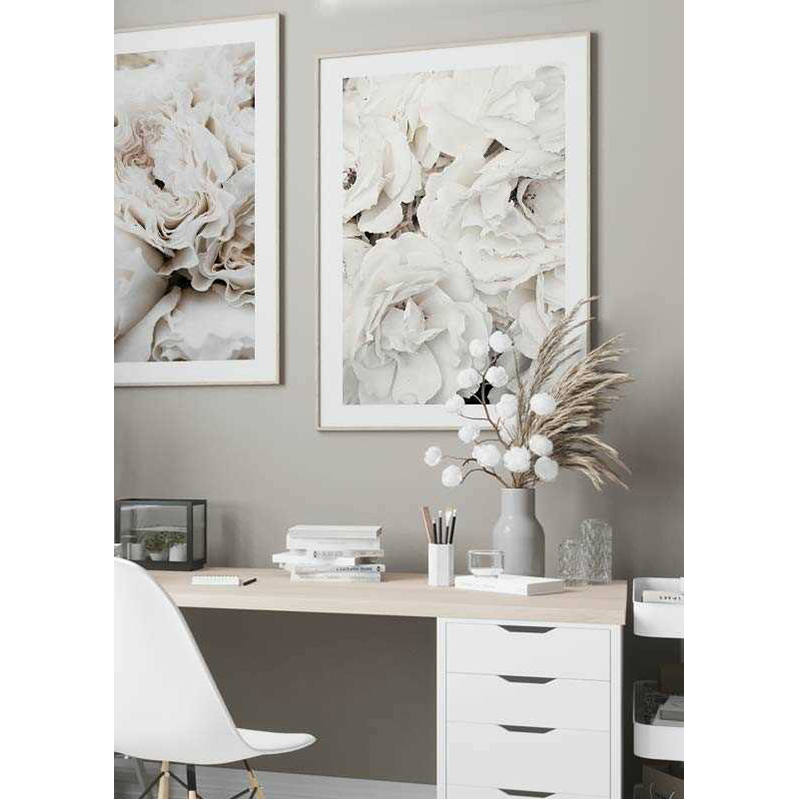 Poster Gallerix Bouquet Of White Peonies