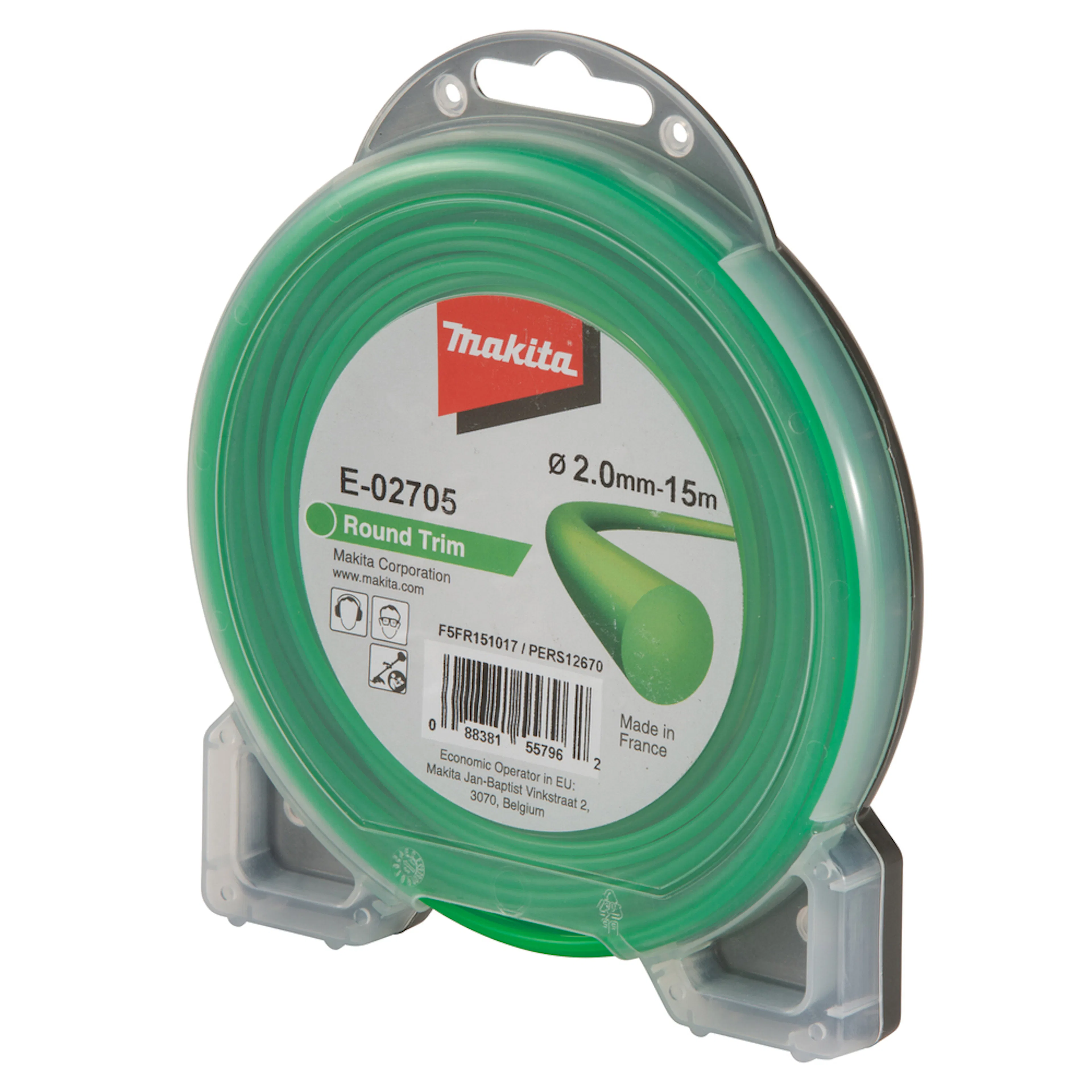 Trimmertråd Makita E-02705 2 mmx15m