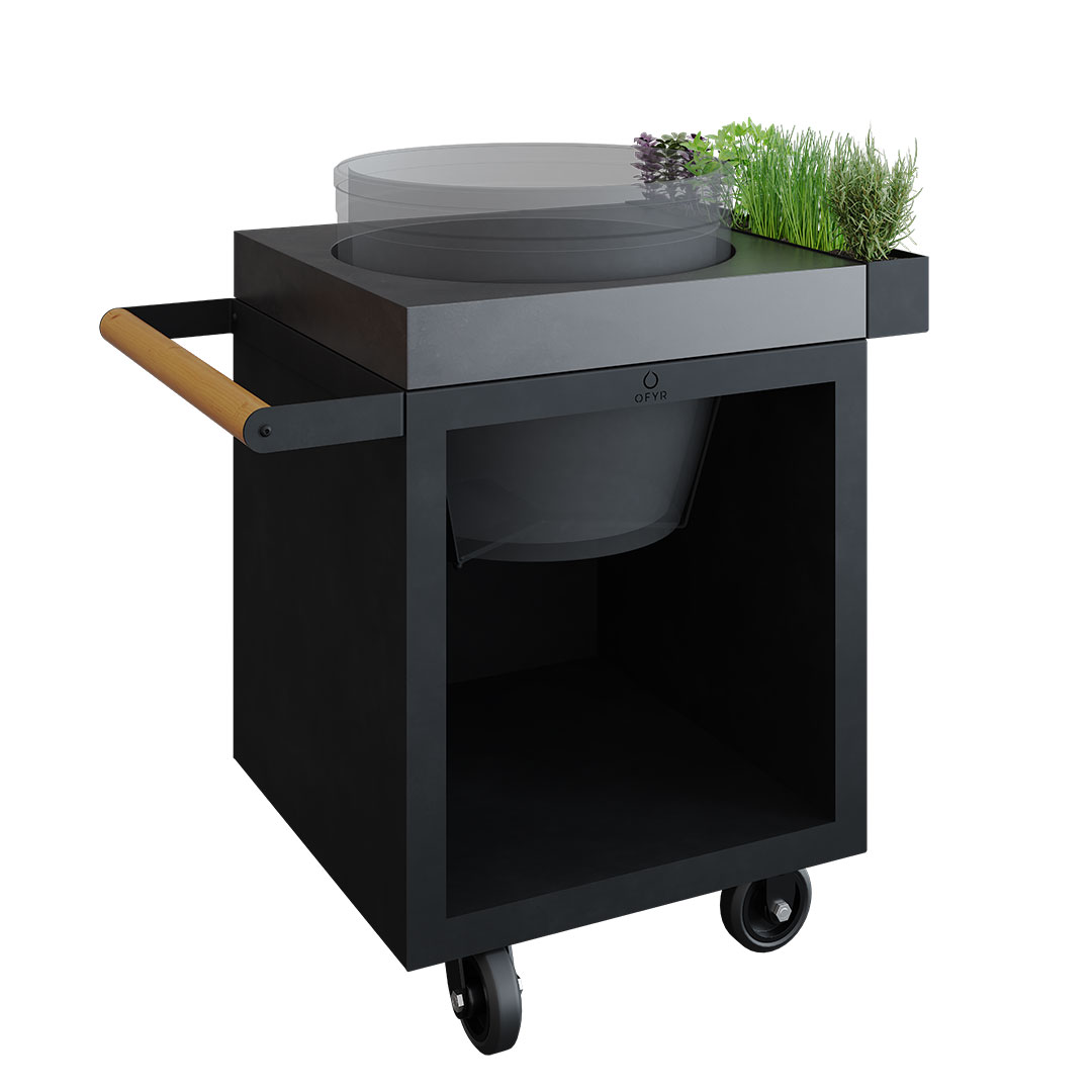 Modul OFYR 65 PRO till Kamado Big Green Egg Large Svart