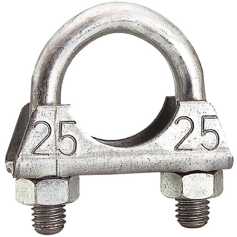 Rörklämma Millers Rostfri, Till rördiameter: 51 mm