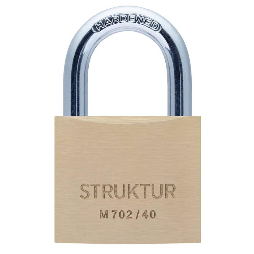 Hänglås Millers Mässing M 702/40