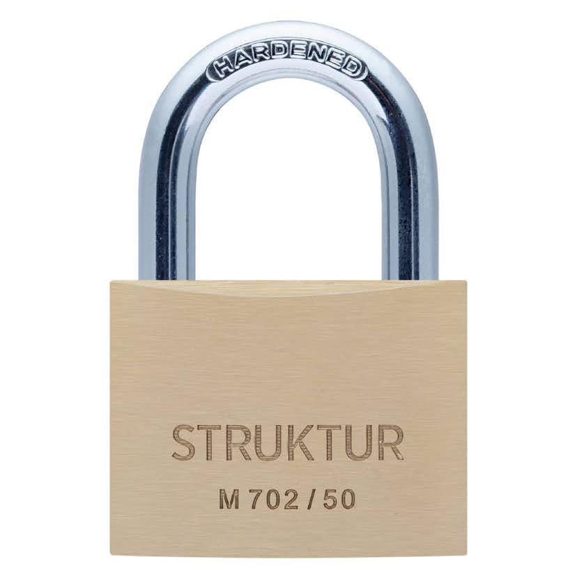 Hänglås Millers Mässing M 702/50