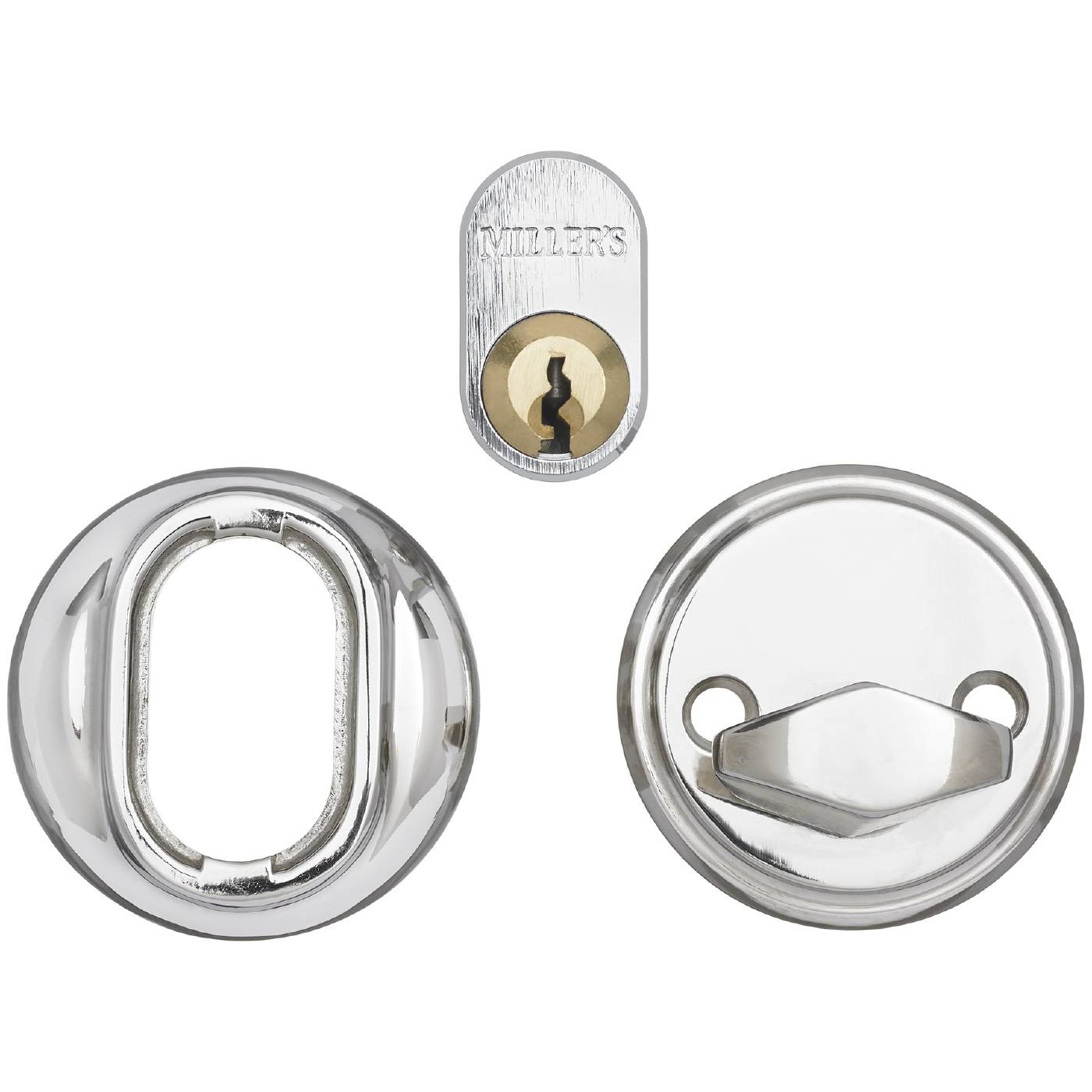 Cylinderset Millers Oval Blank Nickel