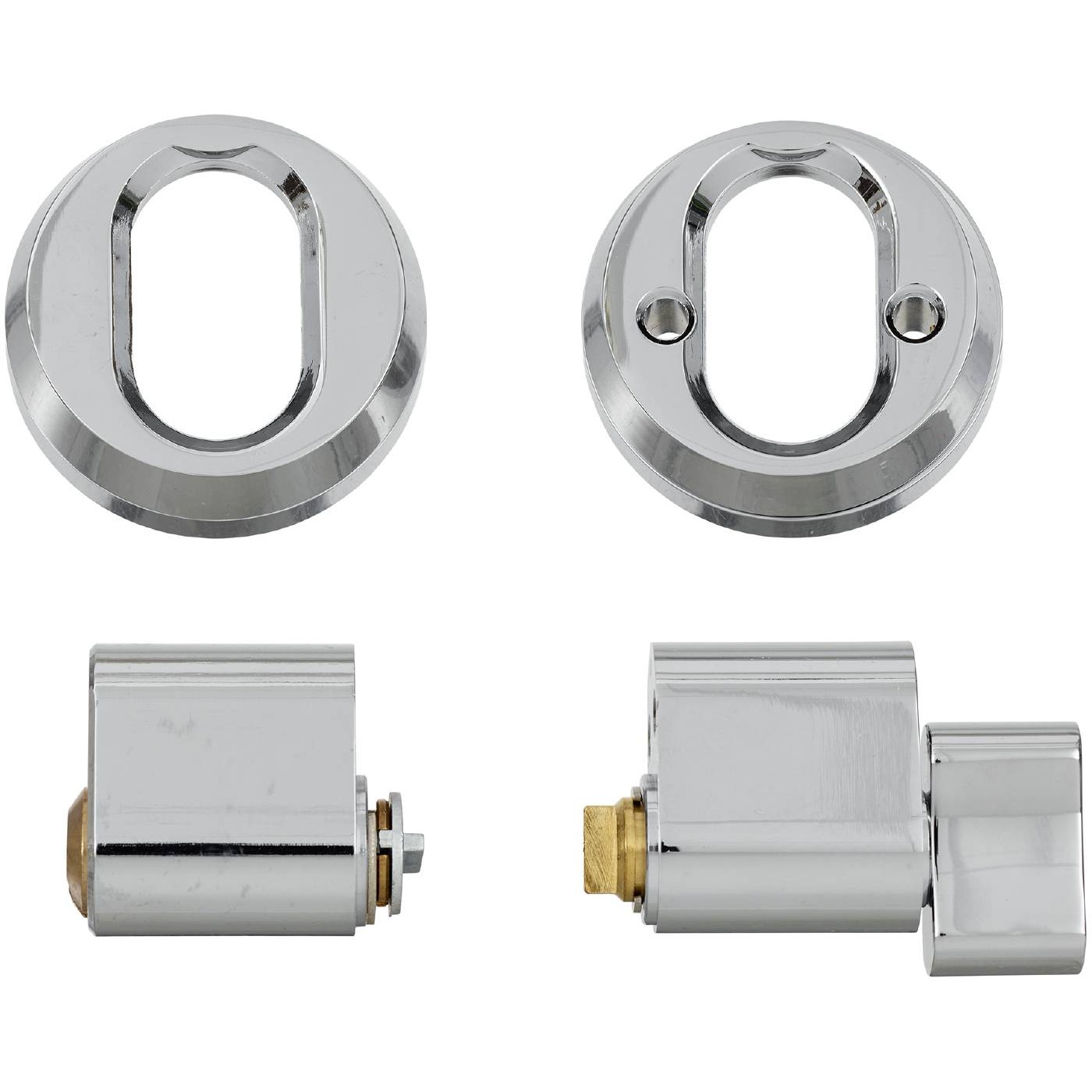 Cylinderset Millers 71245 Oval Krom