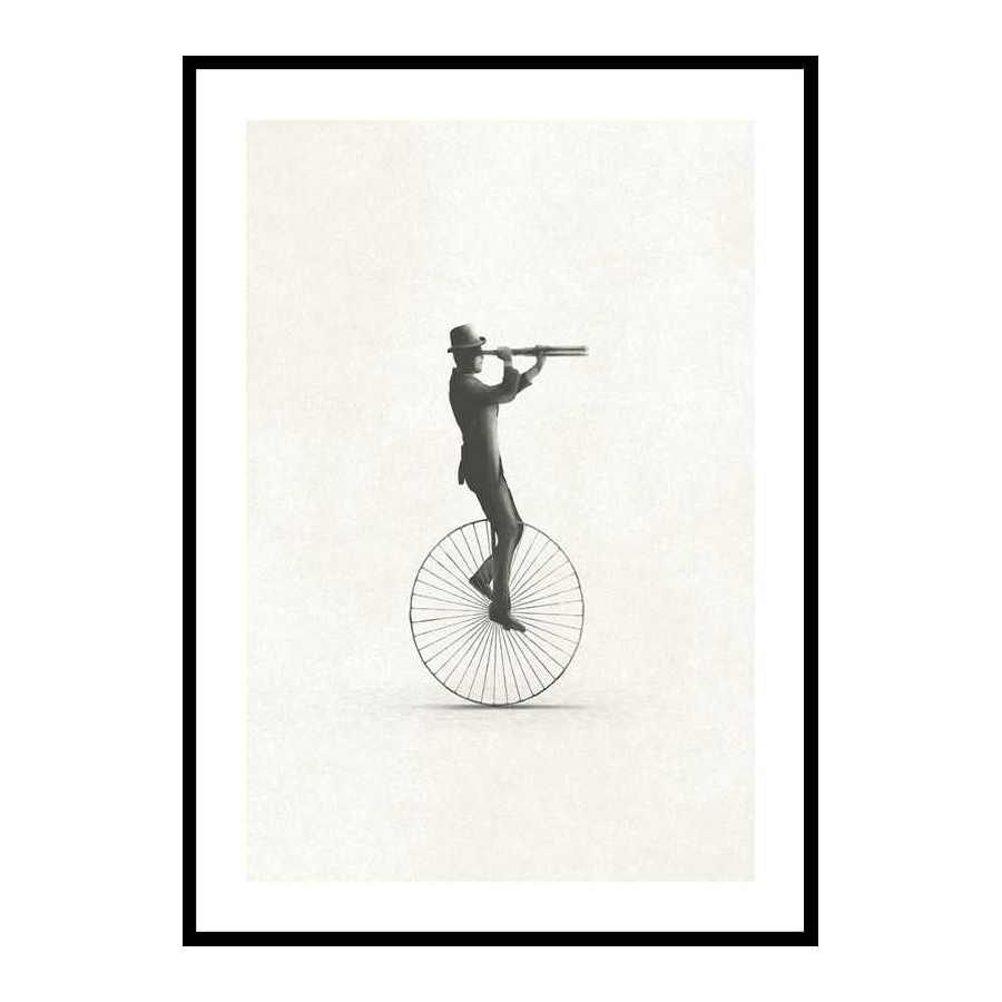 Poster Gallerix Retro Unicycle