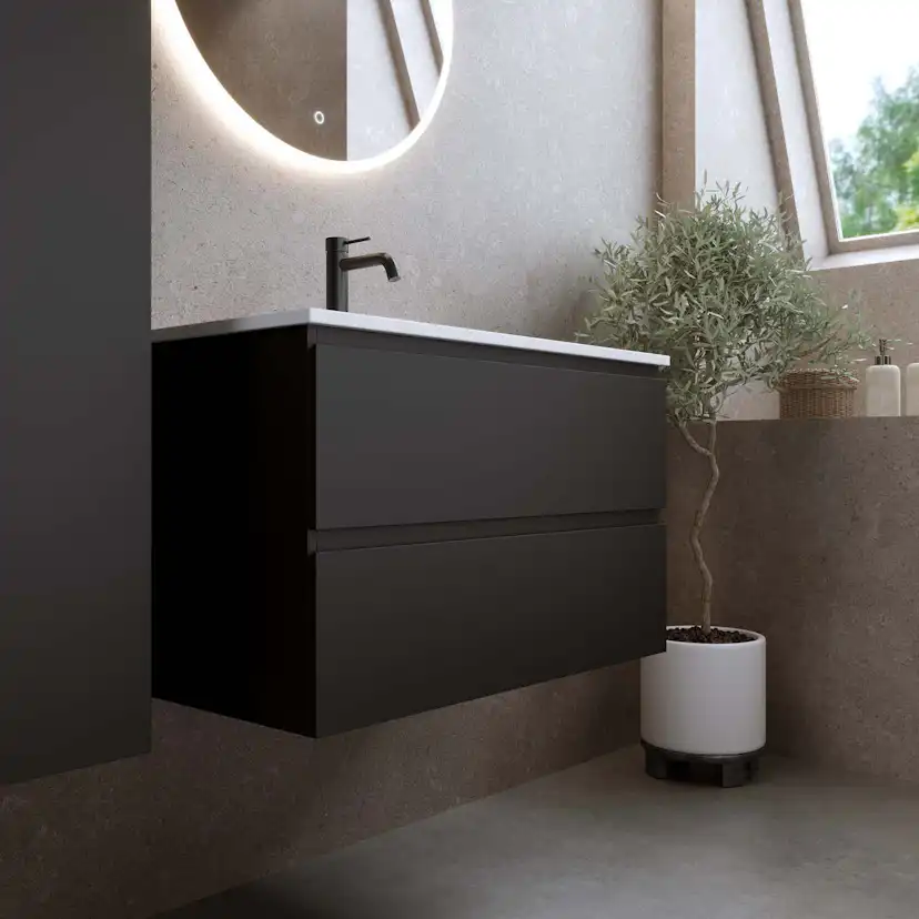 Tvättställsskåp Bathlife Eufori med Tvättställ