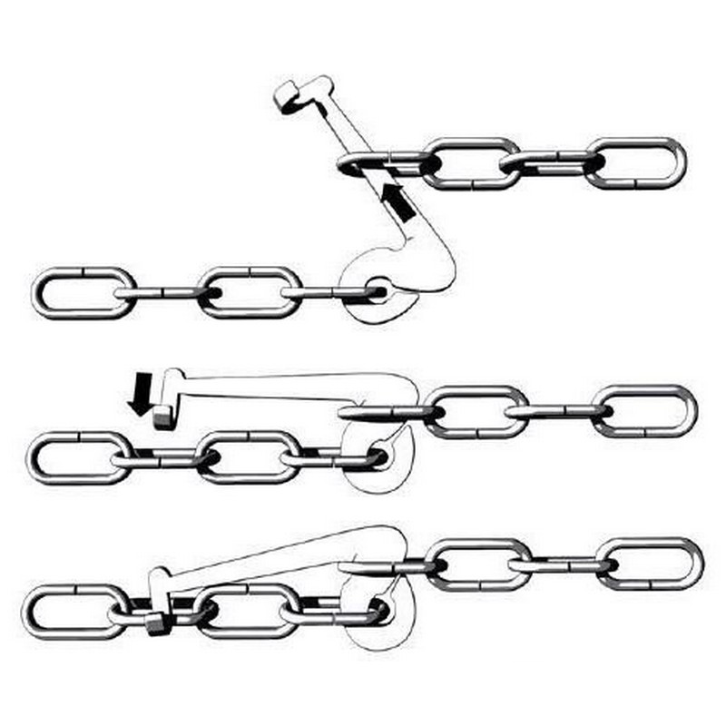 Snökedjor HECHT 13 tum