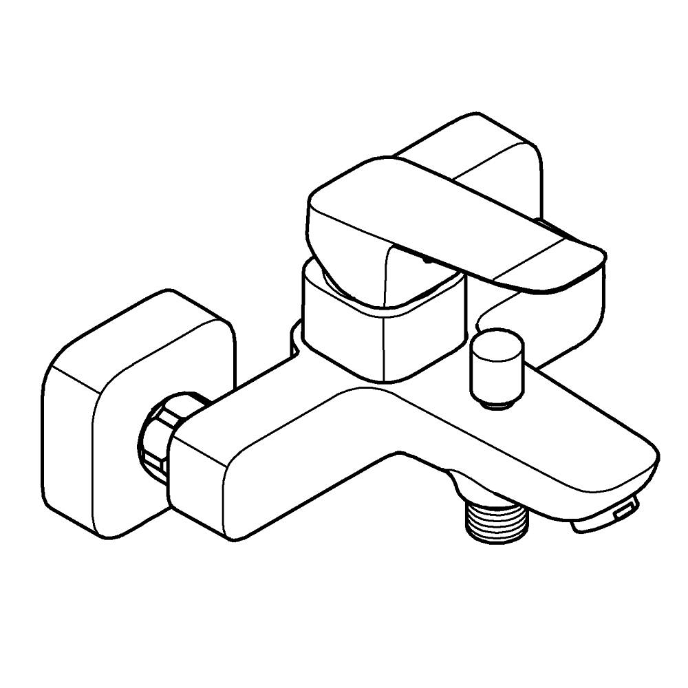 Badkarsblandare Grohe Dice