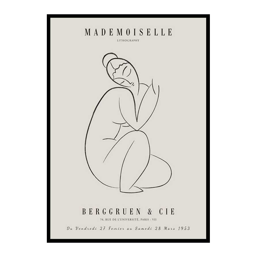 Poster Gallerix Picasso Mademoiselle No2