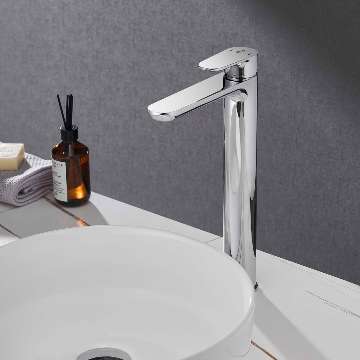 Tvättställsblandare Bathlife Lyster Hög