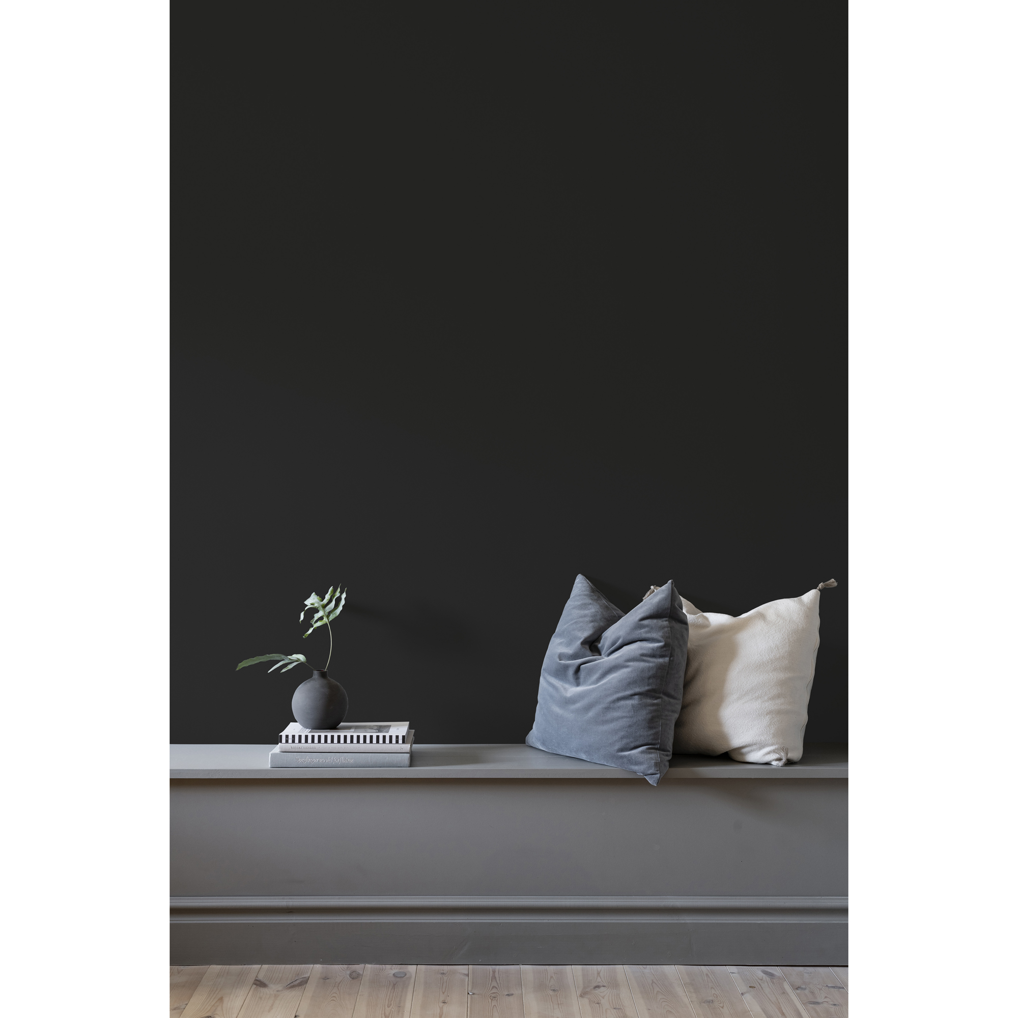 Tapet Duro Silk, Svart