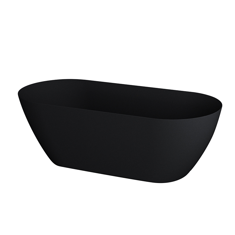 Badkar Bathlife Stillsam Mattsvart
