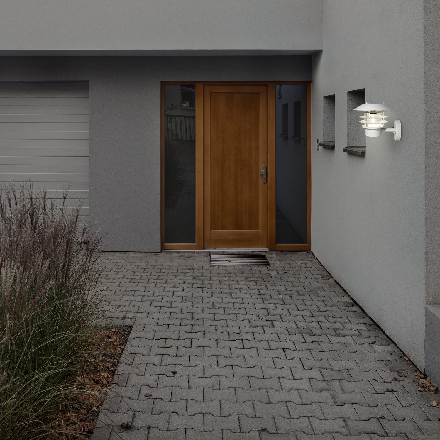 Solcellsarmatur Gelia Furuliden Vägg 3,7V 1200 Mah