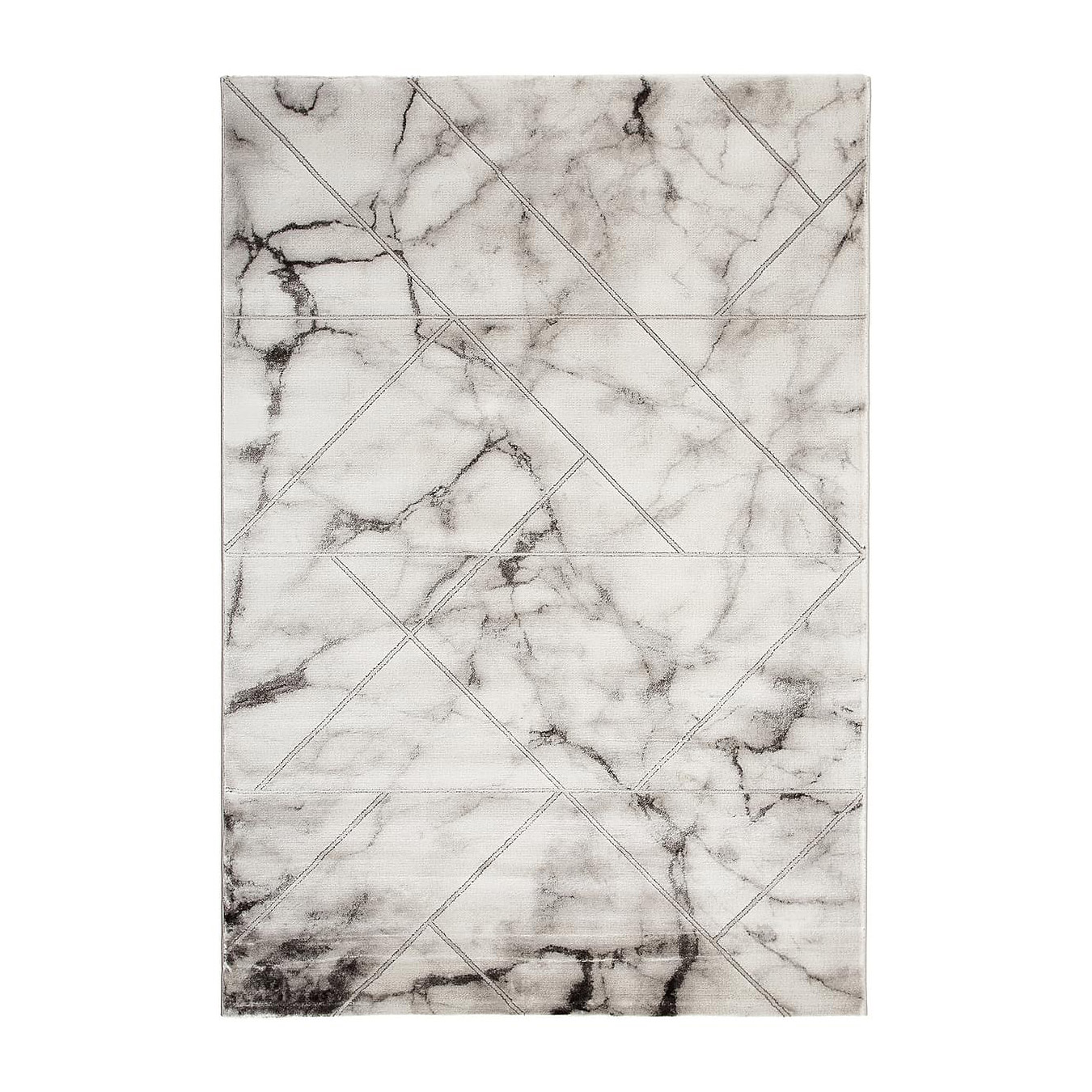 Wiltonmatta KM Carpets Ciril Marble Silver, 200x290 cm