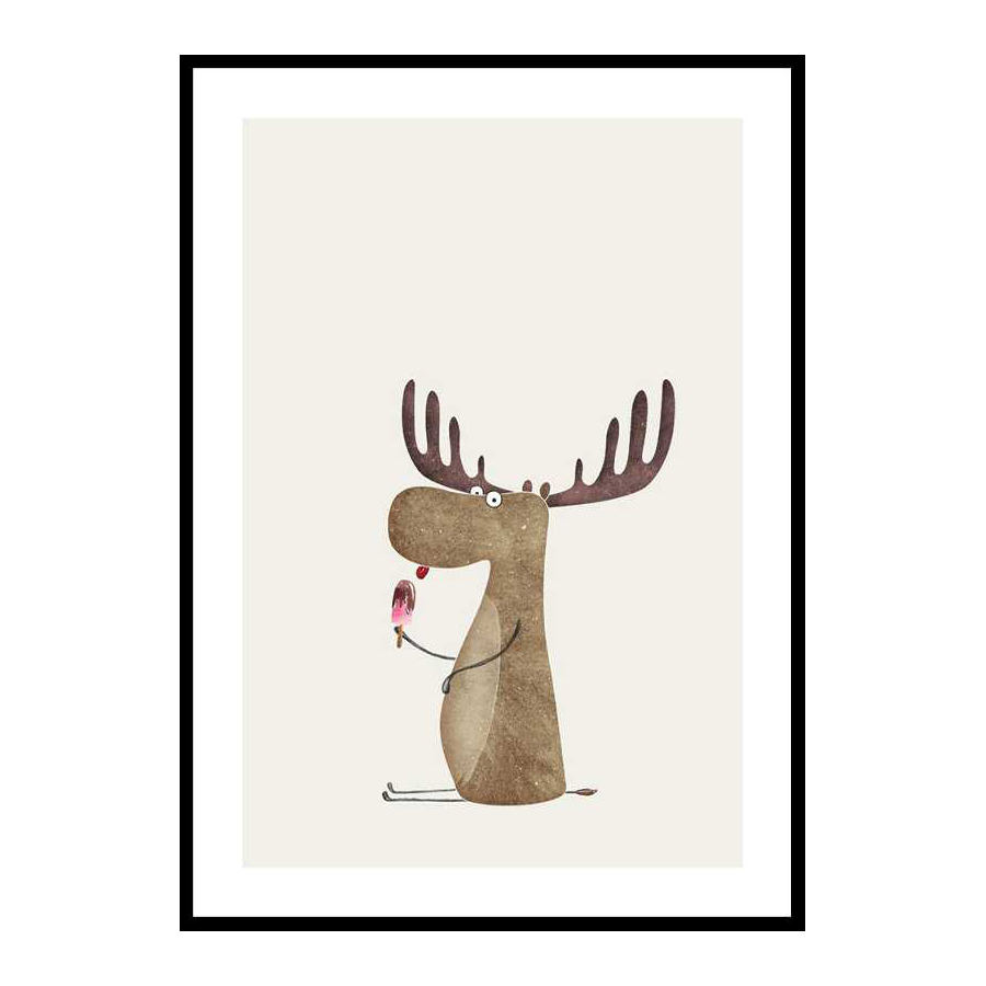 Poster Gallerix Ice Cream Moose