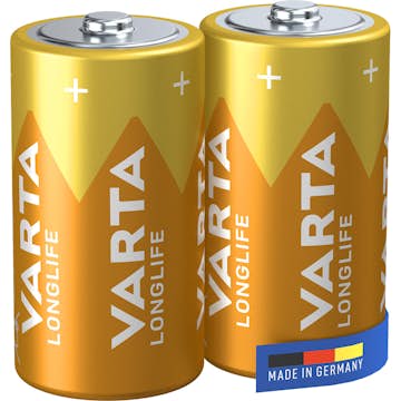 Batteri VARTA Alkaliska Longlife LR14/C 2-Pack