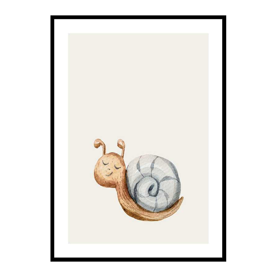 Poster Gallerix Snail Storlek: 50x70 cm