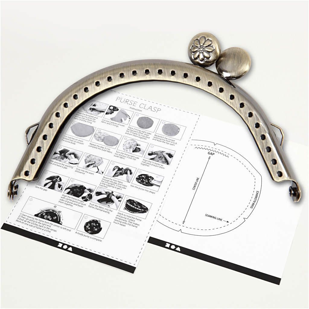 Börshandtag Creativ Company Stl 8 cm 1 st Borstad Mässing