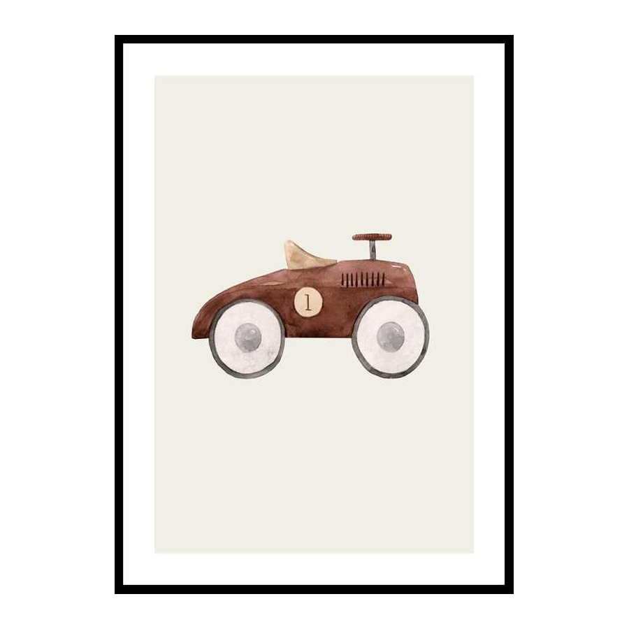 Poster Gallerix Brown Toy Car