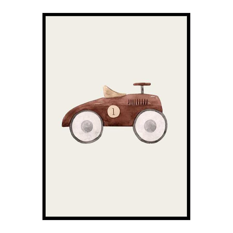 Poster Gallerix Brown Toy Car