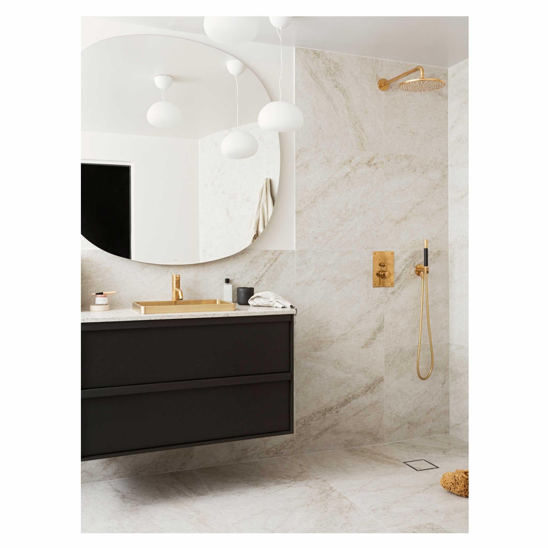 Spegel Haven M2 Oval med Belysning