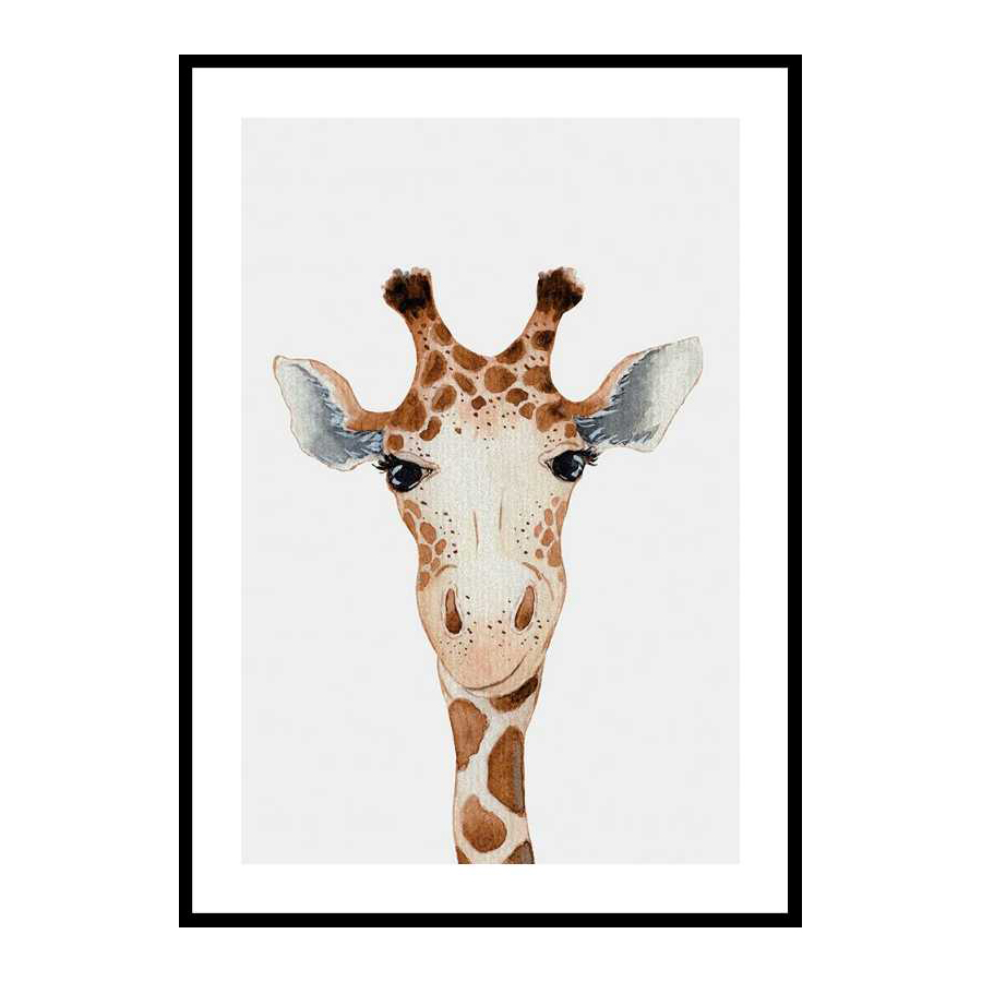 Poster Gallerix Peekaboo Giraffe