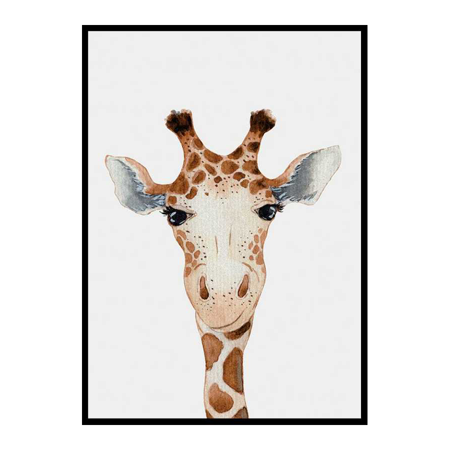 Poster Gallerix Peekaboo Giraffe