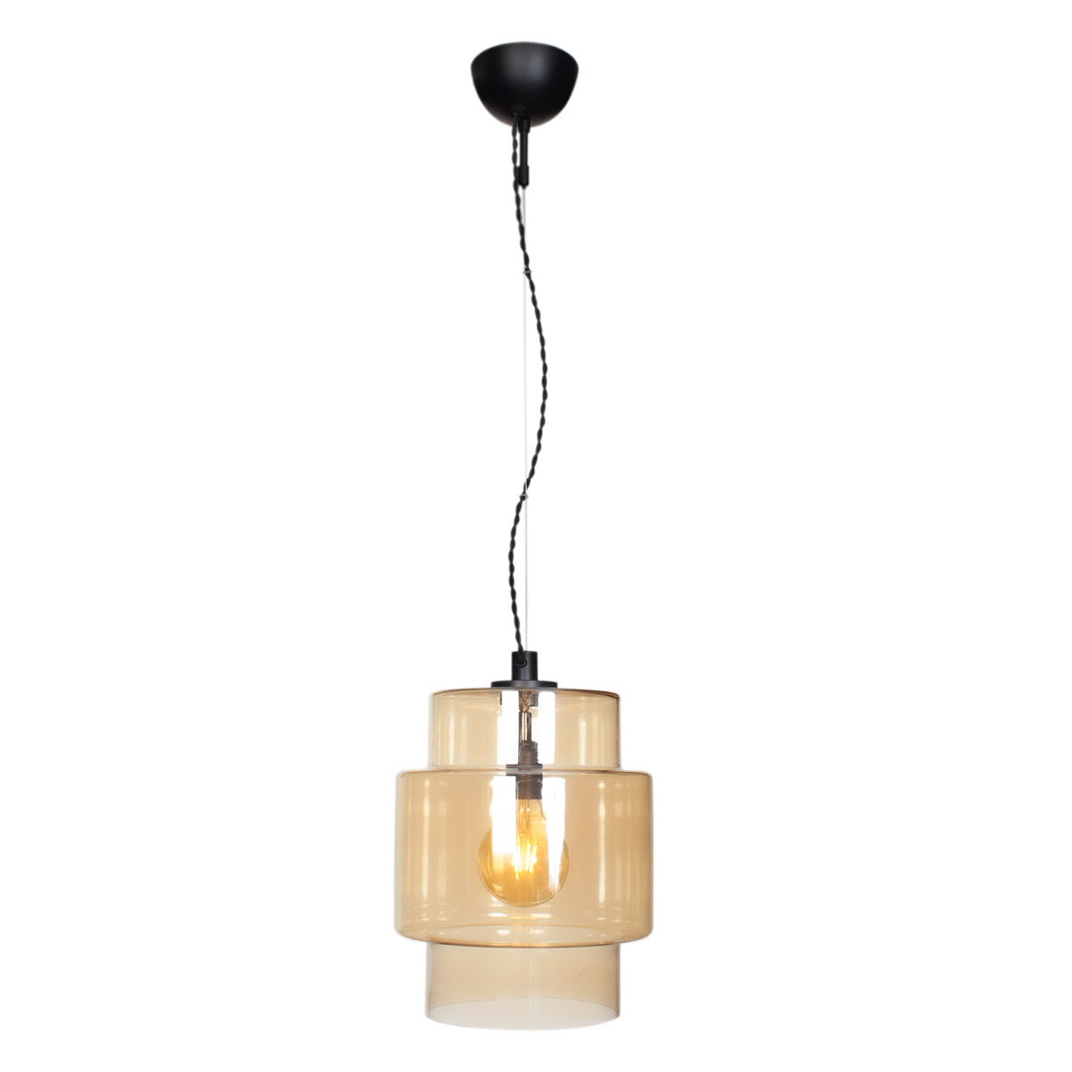 Taklampa By Rydéns Ebbot 1L Ø20 Amber, Bredd: 265 mm