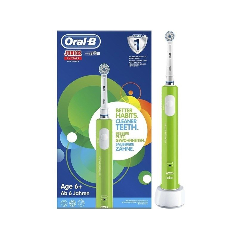 Eltandborste Oral-B Junior Grön - 4210201202318