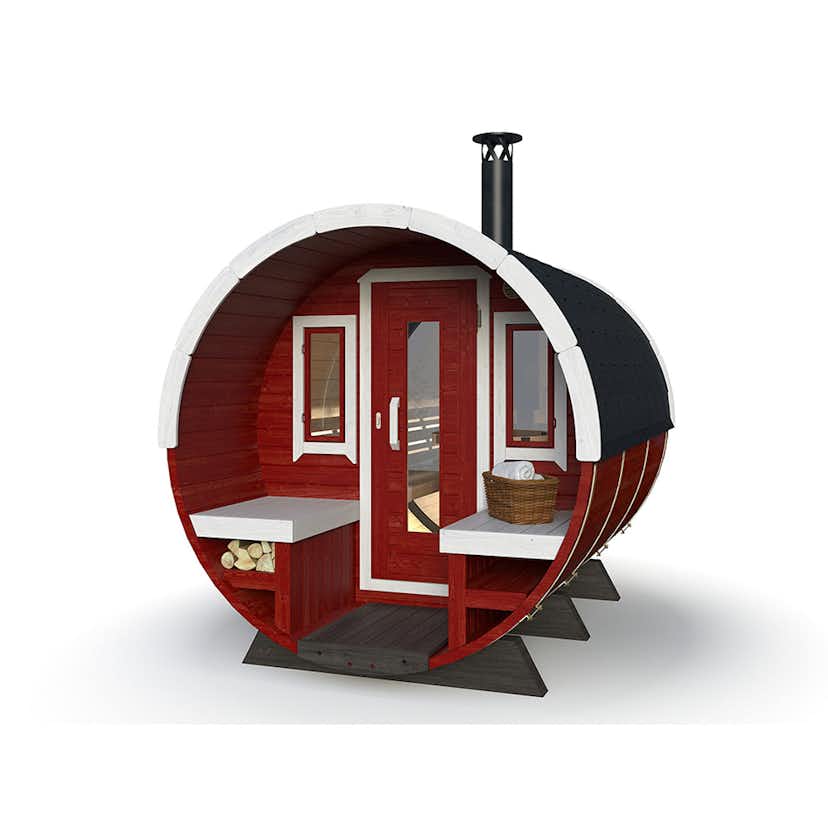 Bastutunna Nordkapp.NU Panoramautsikt 3,0 m Färg: Röd