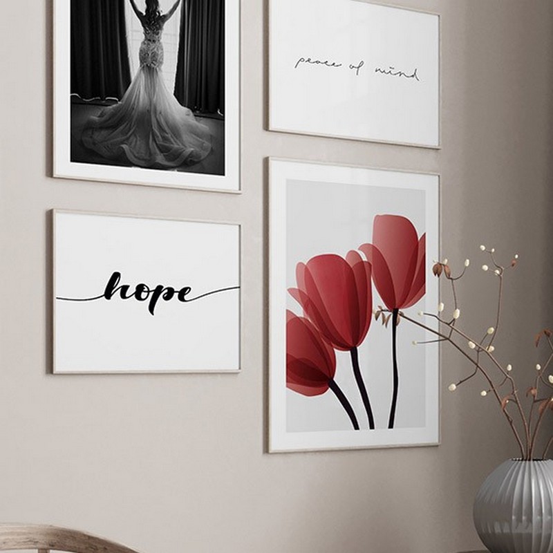 Poster Gallerix Red Tulips No2