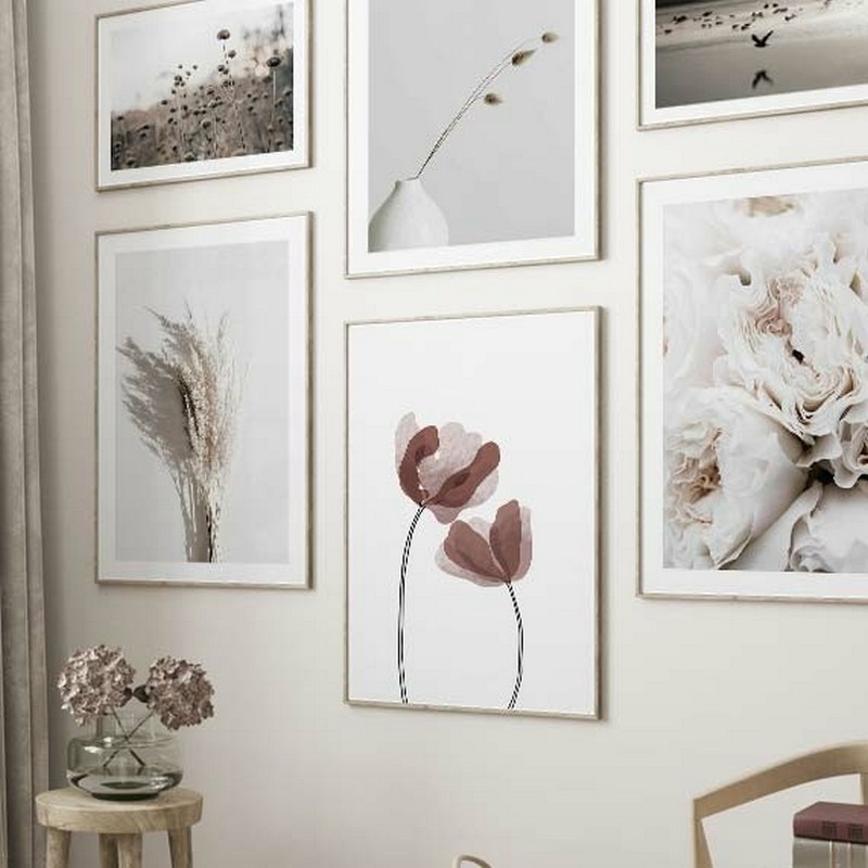 Poster Gallerix Watercolor Flowers No1