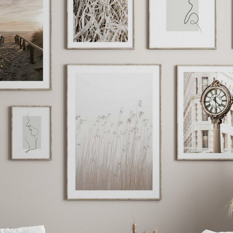 Poster Gallerix Grass In Fog